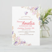 クリスタル バースデー パーティー ファースト バースデー パーティー 招待状 (スタンド正面)