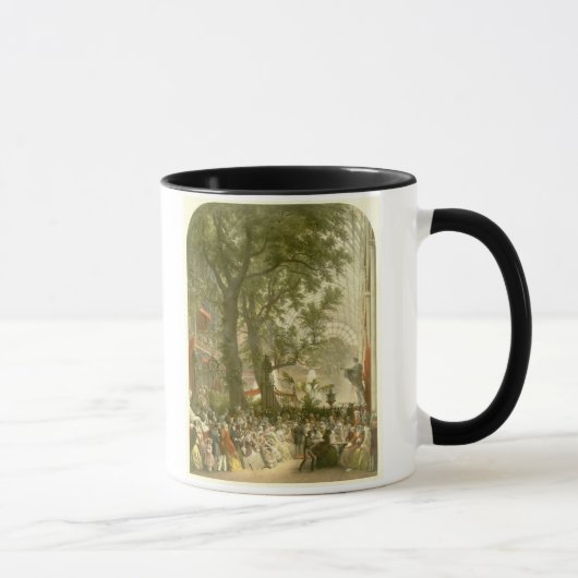 クリスタル・パレスのTransept、1851年(つけられる着色される マグカップ (右)