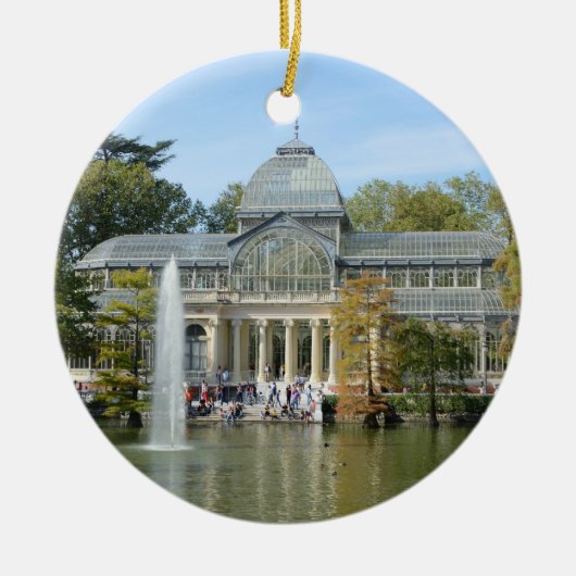 クリスタル・パレス、マドリードのオーナメント セラミックオーナメント (正面)