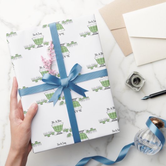 クリスタル パンチ ボウル ウェディング ラッピング ペーパー (ギフト)