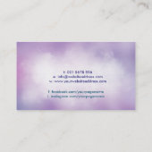 クリスタル・ヒーリングの花 名刺 (裏面)