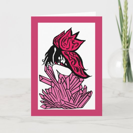 クリスタル・フェアリー・グリーティング・カード カード (正面)