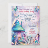 クリスタル・フォレスト・フェアリー・パーティ 招待状 (裏面)