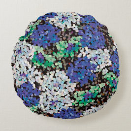クリスタル フローラル ブルーム ラウンドクッション