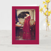 クリスタル・ボールの挨拶状 カード (黄色い花)