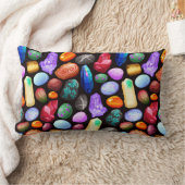 クリスタル/宝石 ランバークッション (ブランケット)