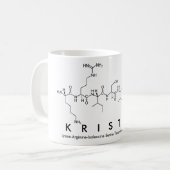 クリスタンペプチド名mag コーヒーマグカップ (正面左)