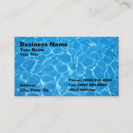 クリスタ澄んルブルー水 名刺