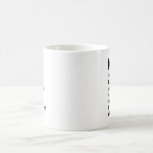クリスタ 定義 パーソナライズド 名前 面白い クリスマス コーヒーマグカップ (中央)