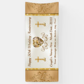 クリスチカスタムャン、50周年記念バナー 横断幕 (縦)