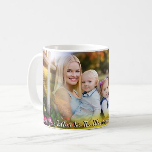 クリスチモダンンカスタム教信仰マググ コーヒーマグカップ (正面左)