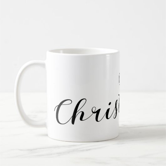 クリスチャニア国旗のハート、フリスタデン・クリスチャニア コーヒーマグカップ (左)