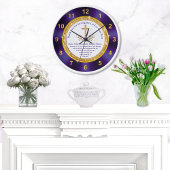 クリスチャンありがとうギフト。先生、牧師、リーダー 壁時計