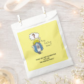 クリスチャンおもしろいクリスマスかわいい羊の漫画 フェイバーバッグ (クリップ留めされた状態)