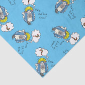 クリスチャンおもしろいクリスマスかわいい羊の漫画 薄葉紙 (詳細)