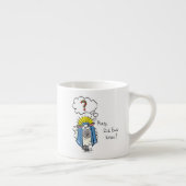 クリスチャンおもしろいクリスマスかわいい羊 エスプレッソカップ (右)