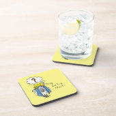 クリスチャンおもしろいクリスマスかわいい羊 コースター (右側)