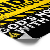 クリスチャンおもしろい建築ギフトカトリックM ポスター (角)