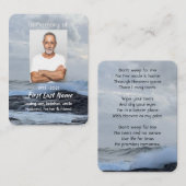 クリスチャンお祝いライフキープサケストーム海 名刺 (正面/裏面)