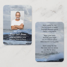 クリスチャンお祝いライフキープサケストーム海 名刺