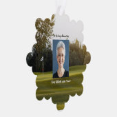 クリスチャンお祝いライフ記念ゴルフゴルフ オーナメントカード (右)