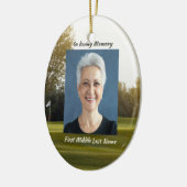 クリスチャンお祝いライフ記念ゴルフゴルフ セラミックオーナメント (左)