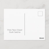 クリスチャンかわいらしプレイスチャペルサウスカロライナ ポストカード (裏面)