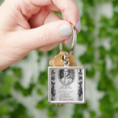 クリスチャンが刻むHieronymus Frescobaldi キーホルダー (手)