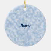 クリスチャンが新しい歌を歌う セラミックオーナメント (裏面)