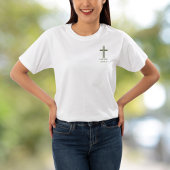 クリスチャンが私イザヤ6:8教会名のアウトリーチを送る トライブレンドTシャツ