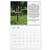 クリスチャンが連れて行く天国暦 カレンダー (3月 2026)