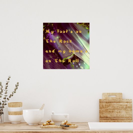 クリスチャンことわざポスター ポスター (キッチン)