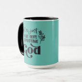 クリスチャンことわざl信頼する神lコーヒー マグカップ (正面左)