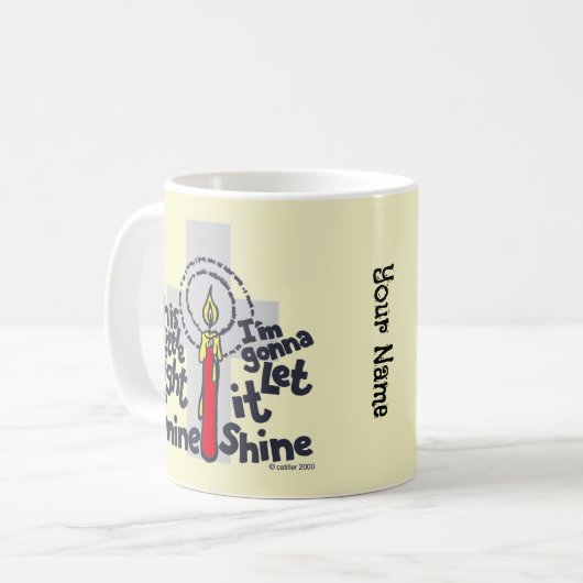 クリスチャンこの小さなライトマグ コーヒーマグカップ (正面左)