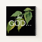 クリスチャンだが神の葉ブラック祈りの言葉ジャーナル ノートブック (裏面)