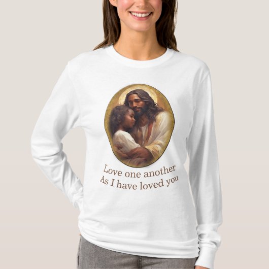 クリスチャンとしての愛 Tシャツ (正面)