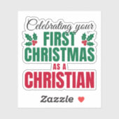 クリスチャンとして初のクリスマスを迎える新信者の方へ シール (シート)