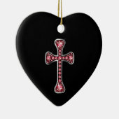 クリスチャンとルビーの石 セラミックオーナメント (右)