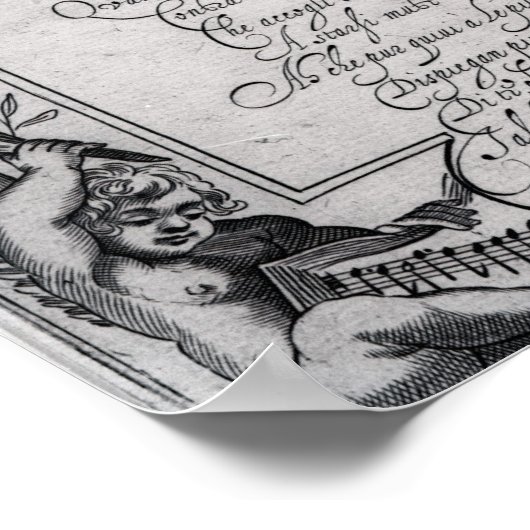 クリスチャンによって刻まれたヒエロニムス・フレスコバルディ ポスター (角)