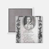 クリスチャンによって刻まれたヒエロニムス・フレスコバルディ マグネット (正面/裏面)