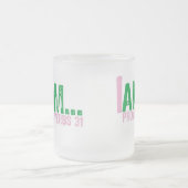 クリスチャンによって曇らされるマグProv 31 フロストグラスマグカップ (中央)