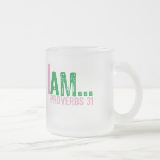 クリスチャンによって曇らされるマグProv 31 フロストグラスマグカップ (右)