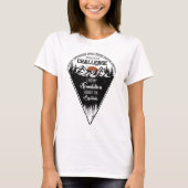 クリスチャンに挑戦するCCの会話 Tシャツ (正面)