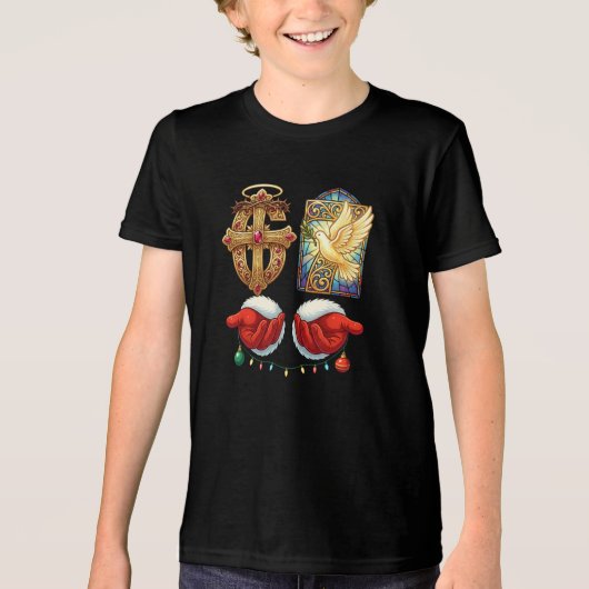 クリスチャンのための聖なる六七 トライブレンドTシャツ (正面)