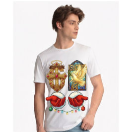 クリスチャンのための聖なる六七 トライブレンドTシャツ