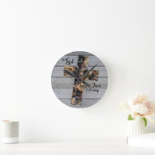 クリスチャンのための野生生物の装飾、狩りの壁時計 ラウンド壁時計 (ホーム)