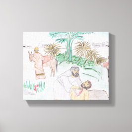 クリスチャンのアートワーク良いサマリア人 キャンバスプリント