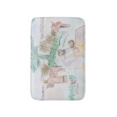 クリスチャンのアートワーク良いサマリア人 バスマット (正面縦)