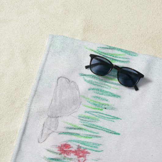 クリスチャンのアートワーク良いサマリア人 ビーチタオル (インサイチュ)