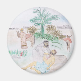 クリスチャンのアートワーク良いサマリア人 マグネット